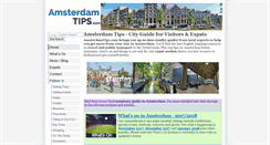 Desktop Screenshot of amsterdamtips.com