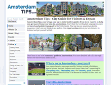 Tablet Screenshot of amsterdamtips.com
